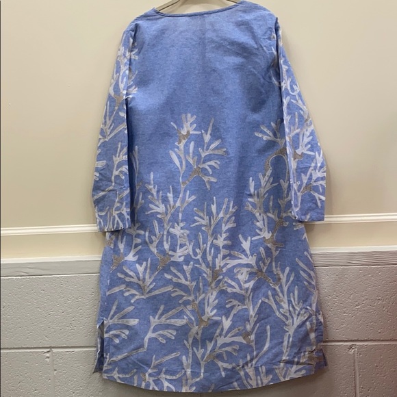 Soft Surroundings S shell seeker embroidered tunic - Picture 7 of 8